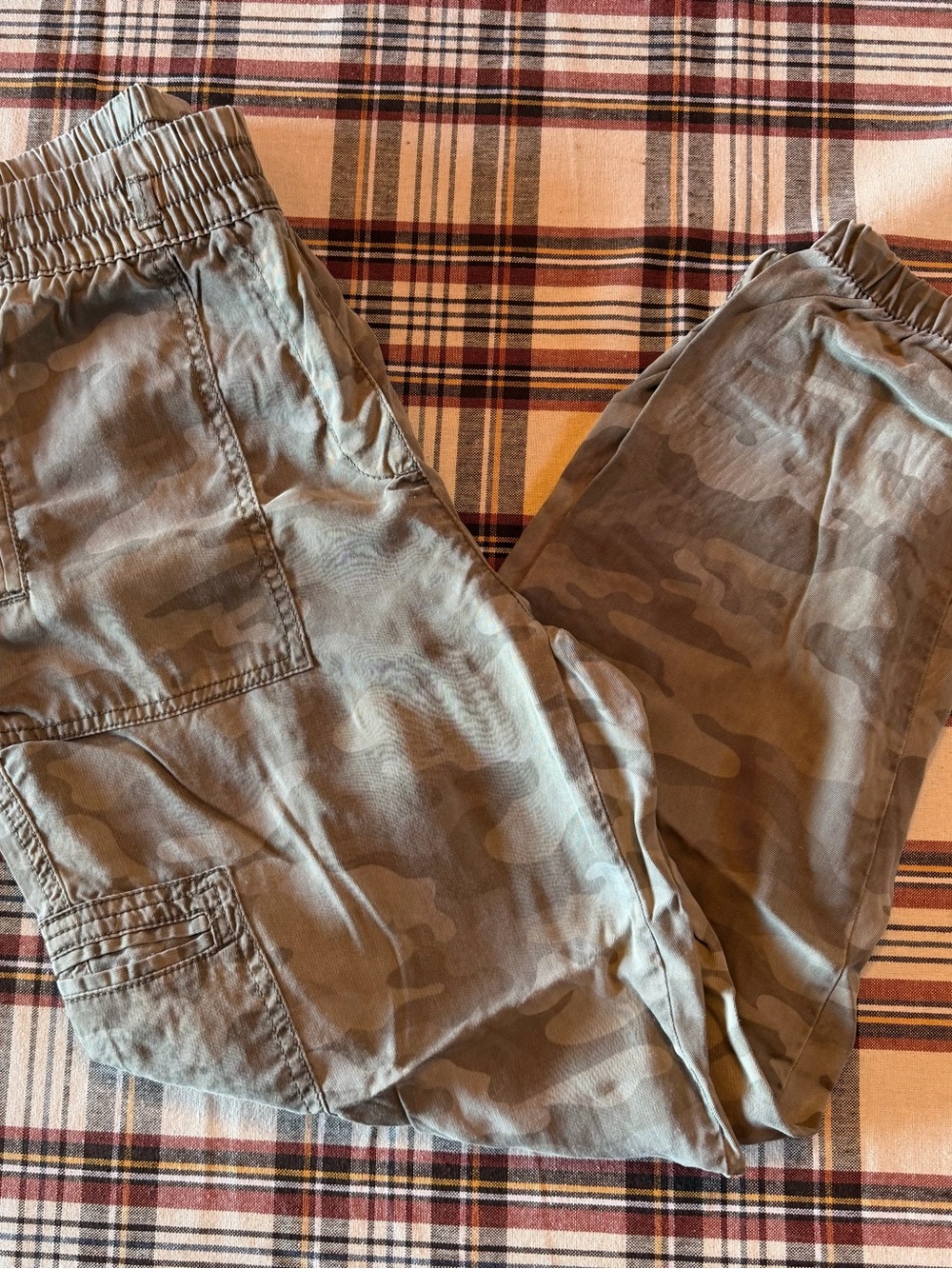American Eagle Outfitters Olive Camo Jogger Pants